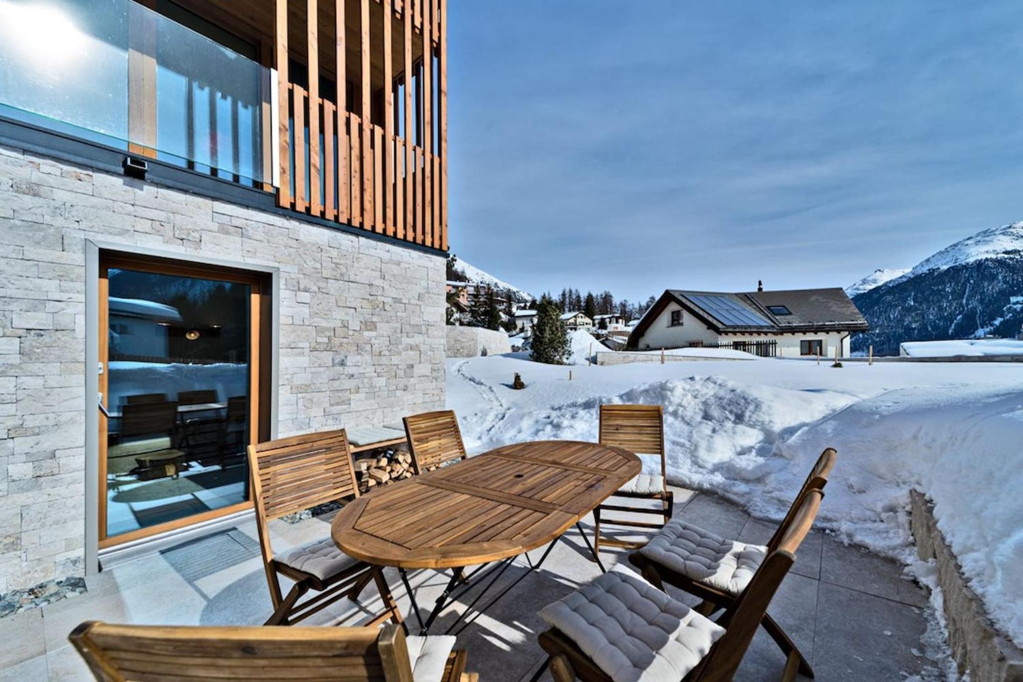 Apartament Chesa Muntanella - Samedan Zewnętrze zdjęcie